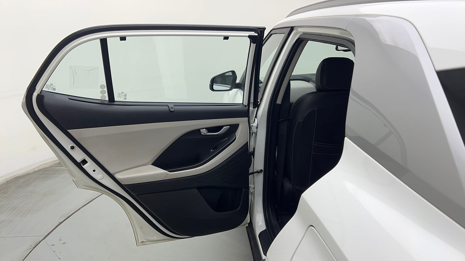 Used 2023 Hyundai Creta SX 1.5 Petrol IVT Petrol Automatic interior LEFT REAR DOOR OPEN VIEW