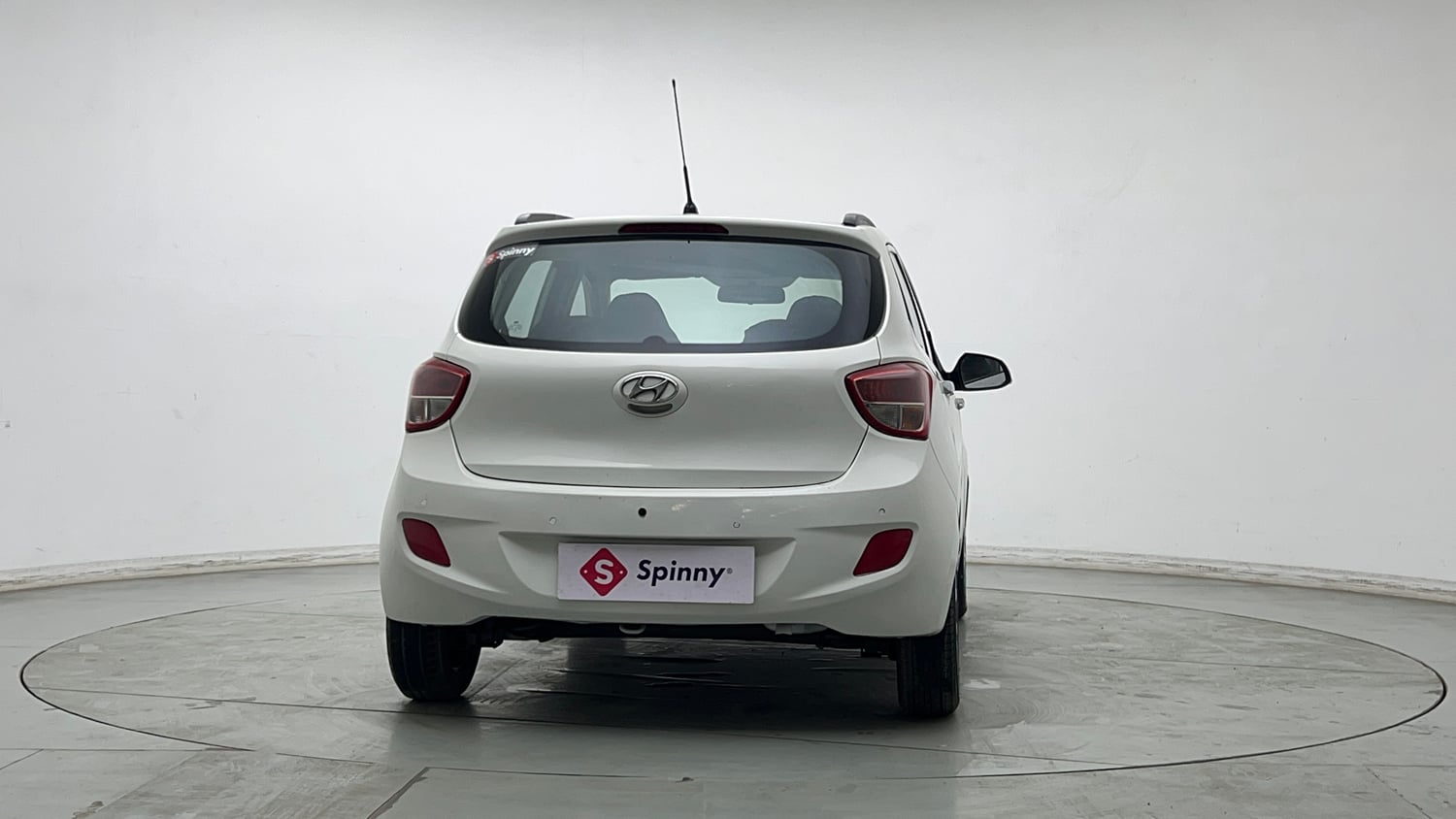 Used 2014 Hyundai Grand i10 Sportz AT 1.2 Kappa VTVT Petrol Automatic exterior BACK VIEW