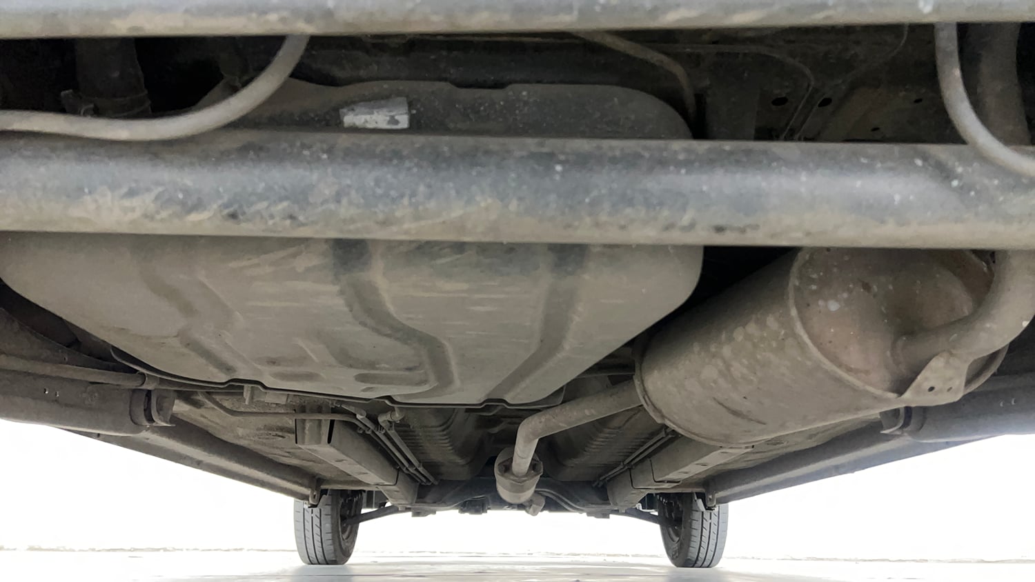Used 2017 Maruti Suzuki Wagon R LXI CNG Cng Manual extra REAR UNDERBODY VIEW (TAKEN FROM REAR)