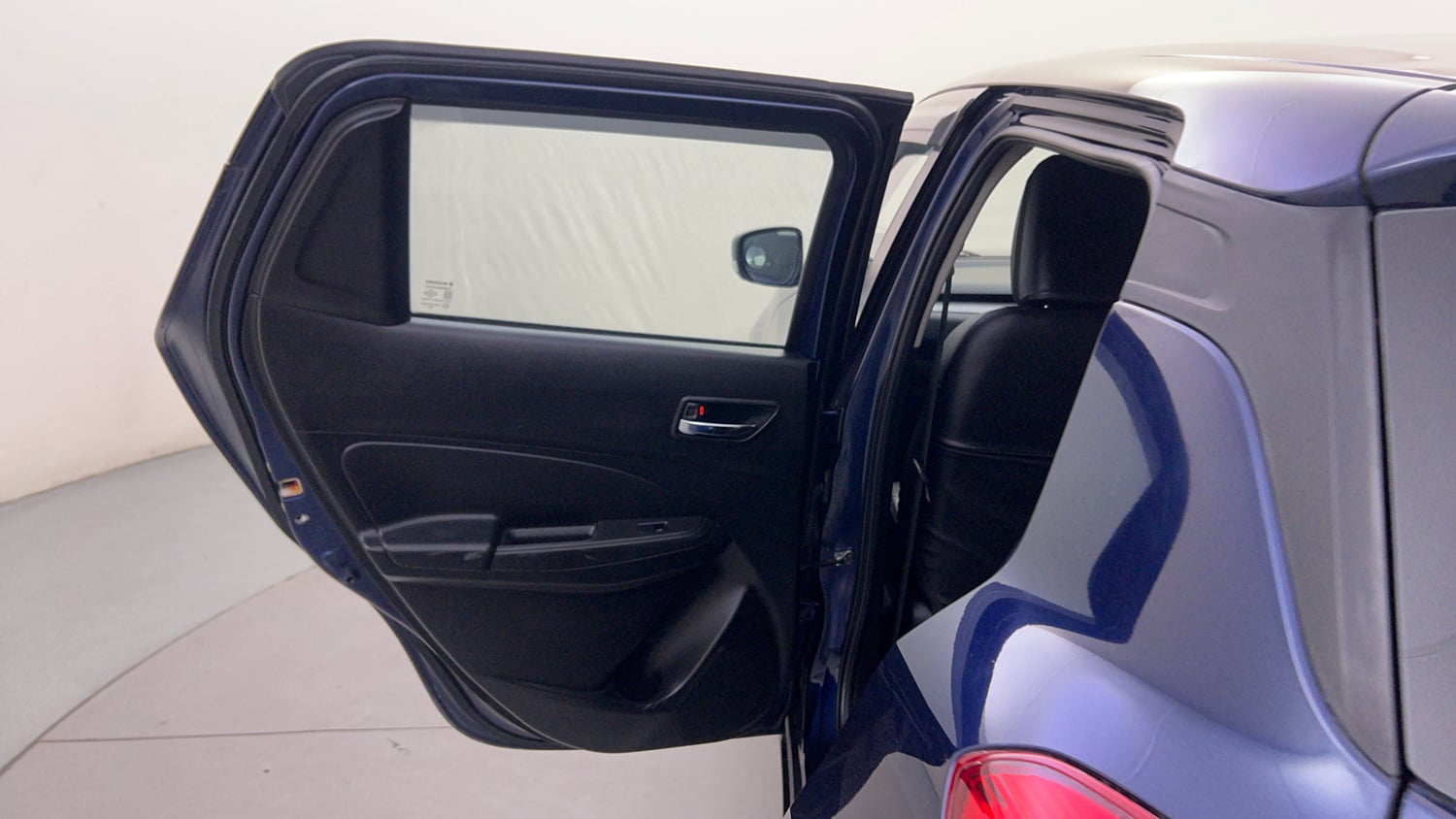 Used 2019 Maruti Suzuki Swift VXi AMT Petrol Automatic interior LEFT REAR DOOR OPEN VIEW