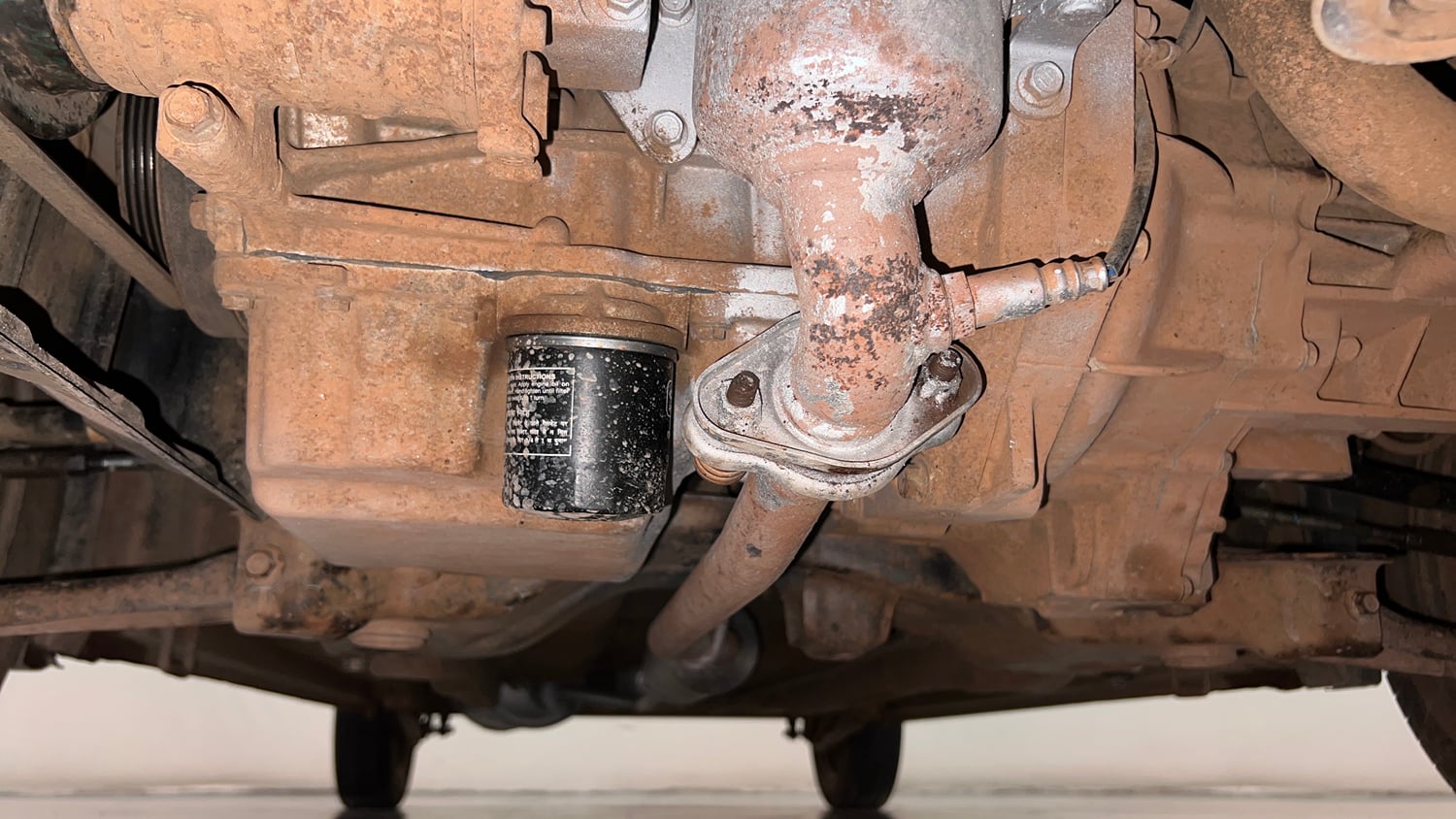 Used 2017 Maruti Suzuki Wagon R VXI Petrol Manual extra FRONT LEFT UNDERBODY VIEW