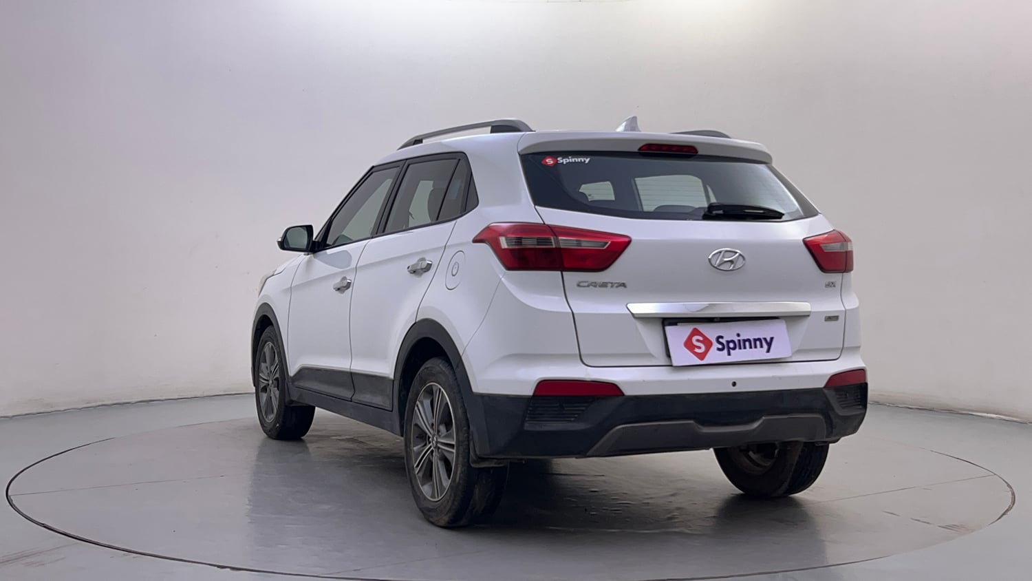 Used 2017 Hyundai Creta SX Plus 1.6 AT Petrol Petrol Automatic exterior LEFT REAR CORNER VIEW