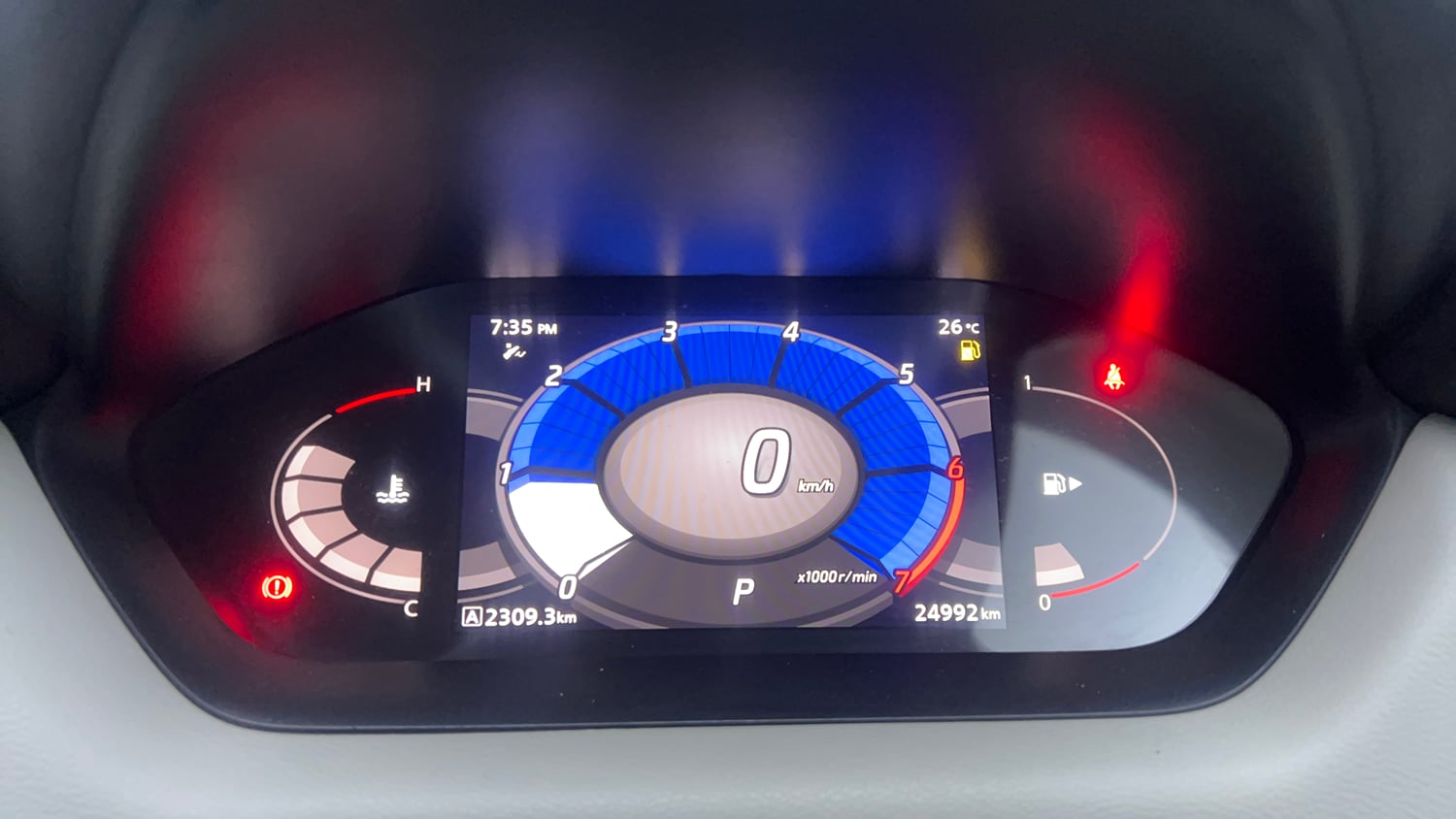 Used 2021 Nissan Magnite XV Turbo CVT Petrol Automatic interior CLUSTERMETER VIEW