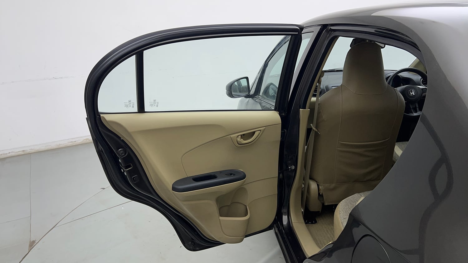 Used 2016 Honda Amaze 1.2 S AT i-VTEC Petrol Automatic interior LEFT REAR DOOR OPEN VIEW