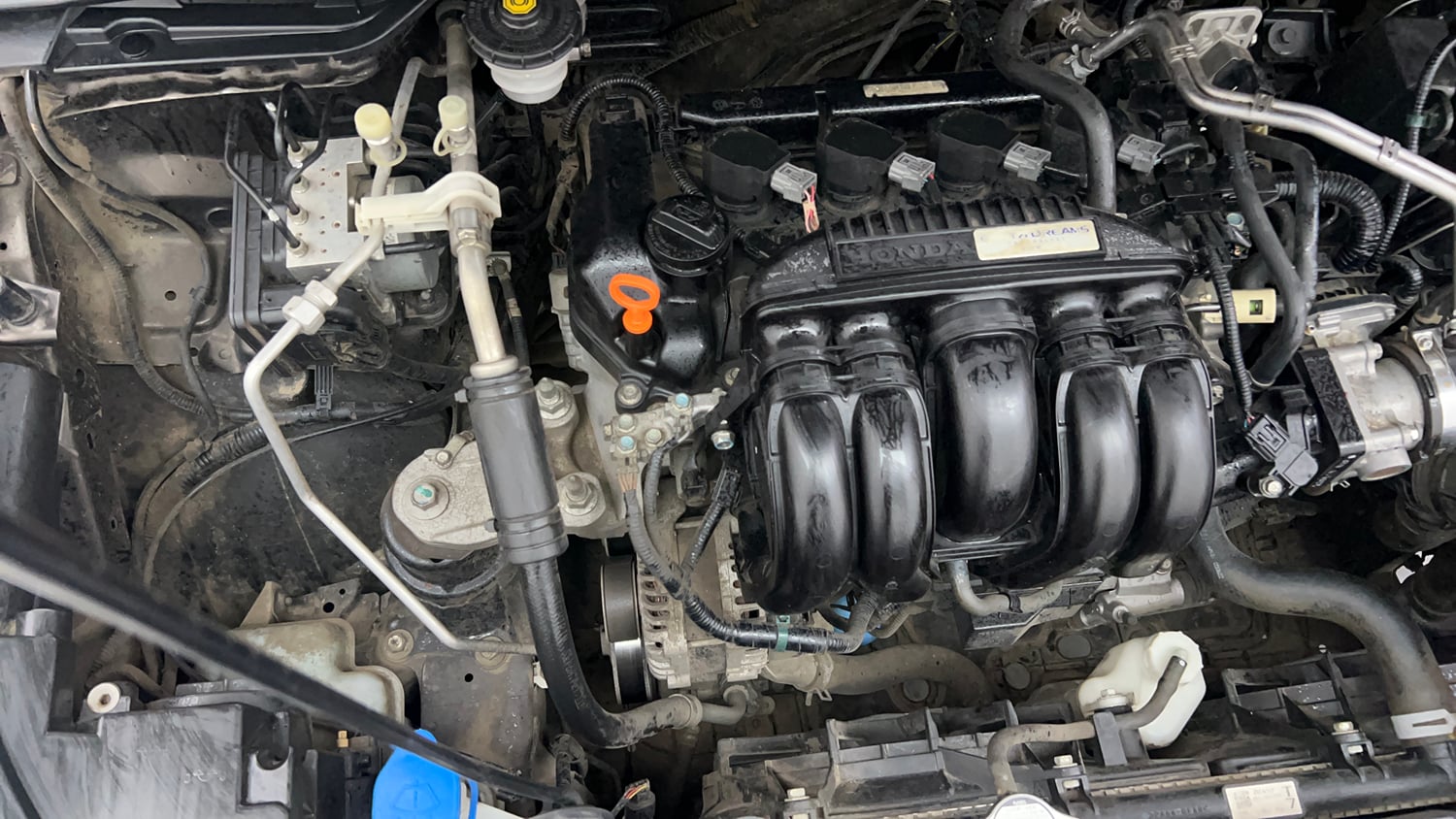 Used 2022 Honda City V Petrol Petrol Manual engine ENGINE RIGHT SIDE VIEW