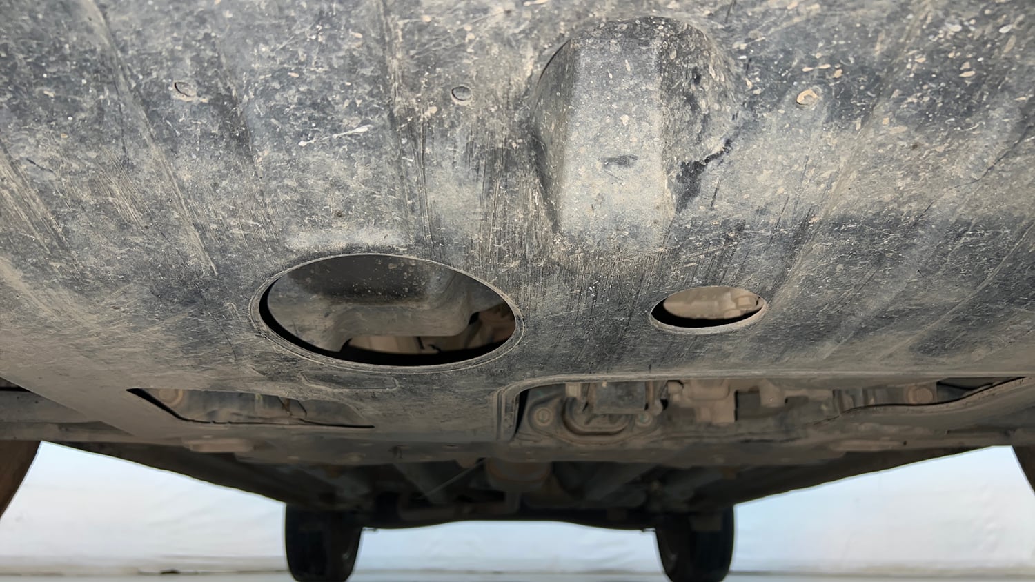 Used 2023 Hyundai Creta SX 1.5 Petrol IVT Petrol Automatic extra FRONT LEFT UNDERBODY VIEW