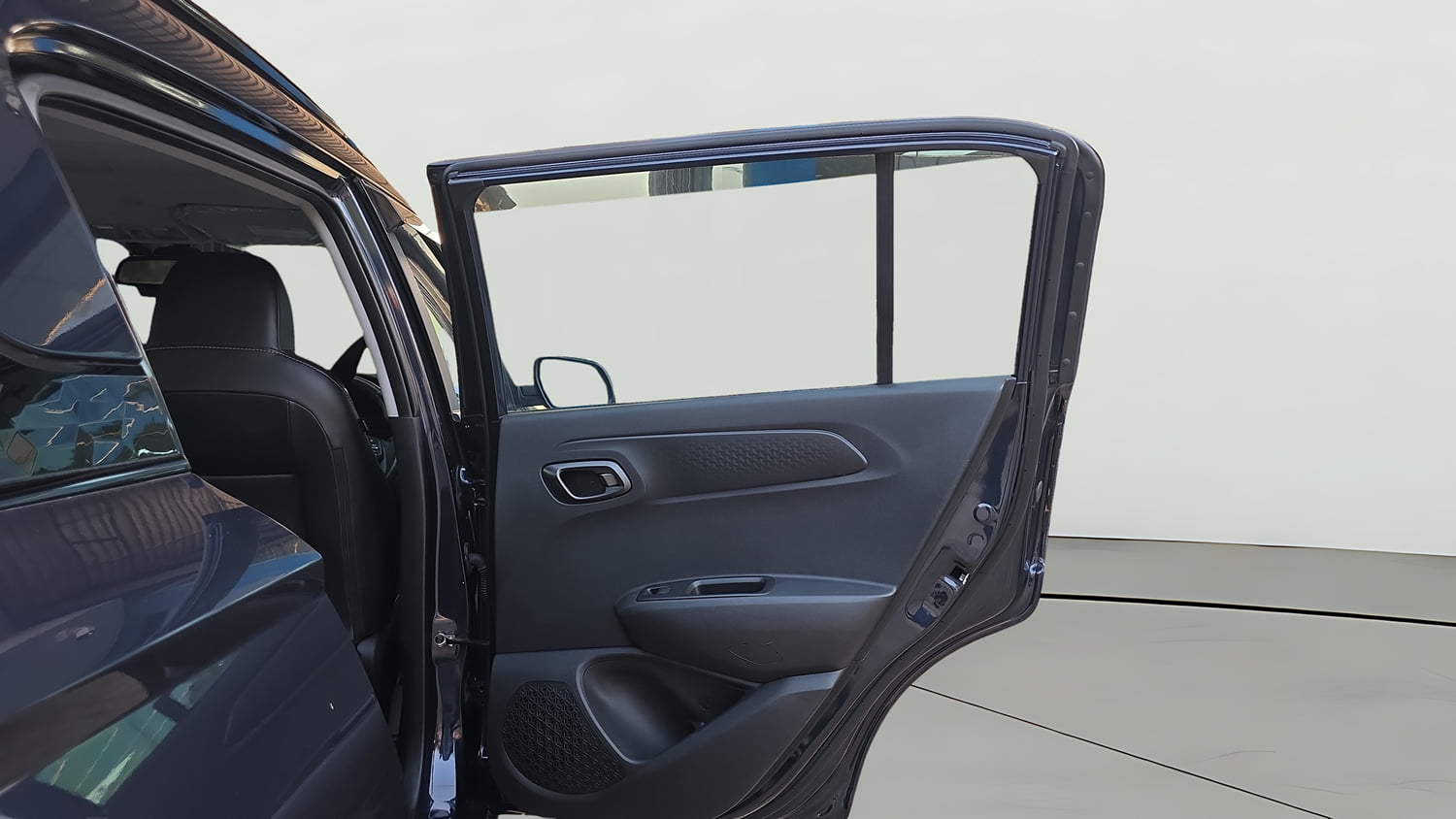 Used 2023 Hyundai Exter SX (O) Connect 1.2 AMT Petrol Automatic interior RIGHT REAR DOOR OPEN VIEW