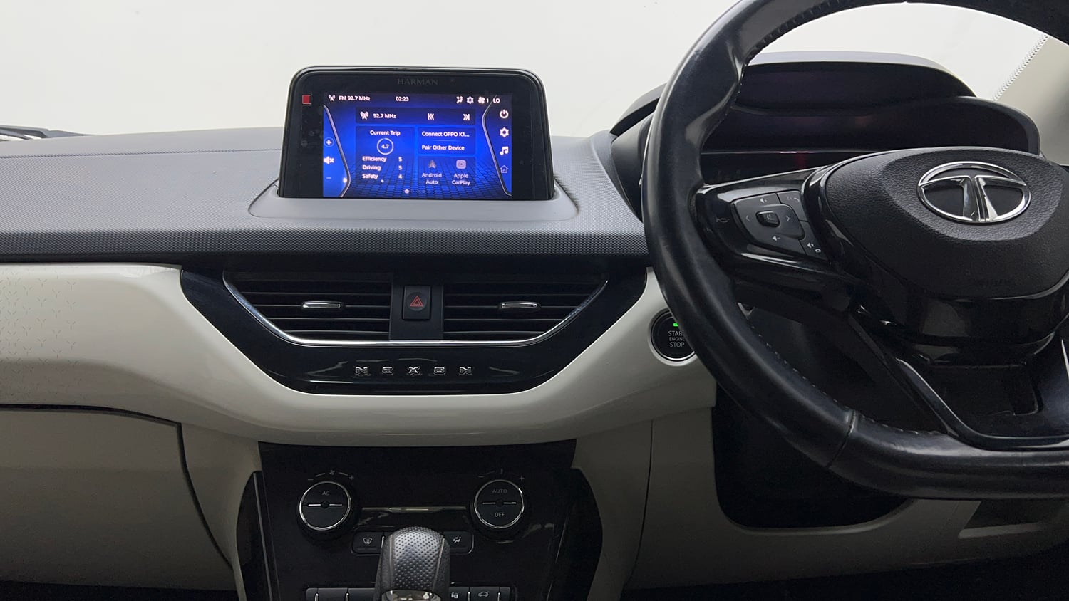 Used 2022 Tata Nexon XZA Plus (S) Petrol Automatic interior MUSIC SYSTEM & AC CONTROL VIEW
