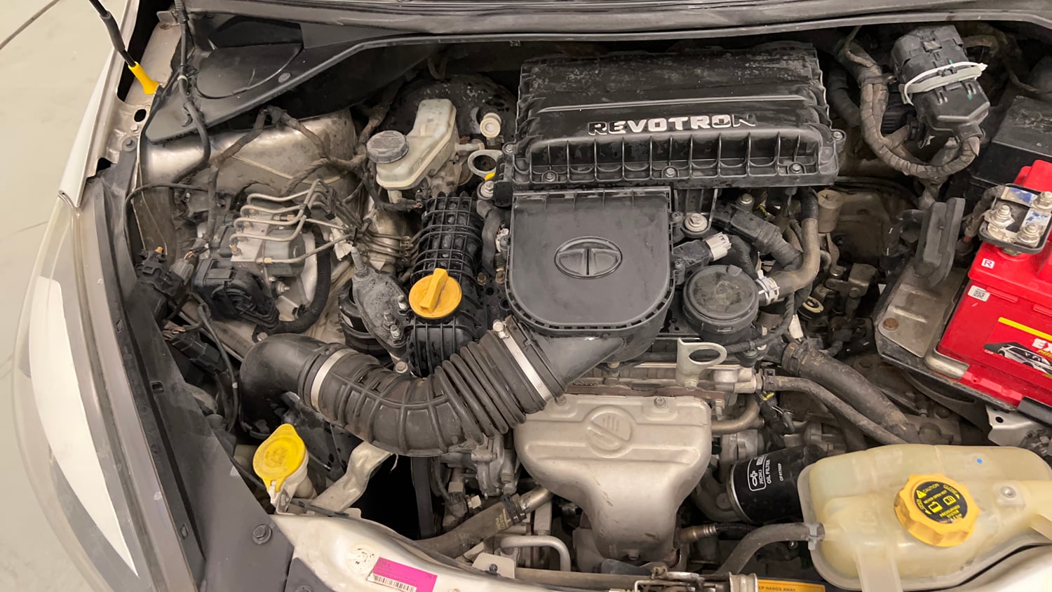 Used 2018 Tata Tigor Revotron XZ (O) Petrol Manual engine ENGINE RIGHT SIDE VIEW