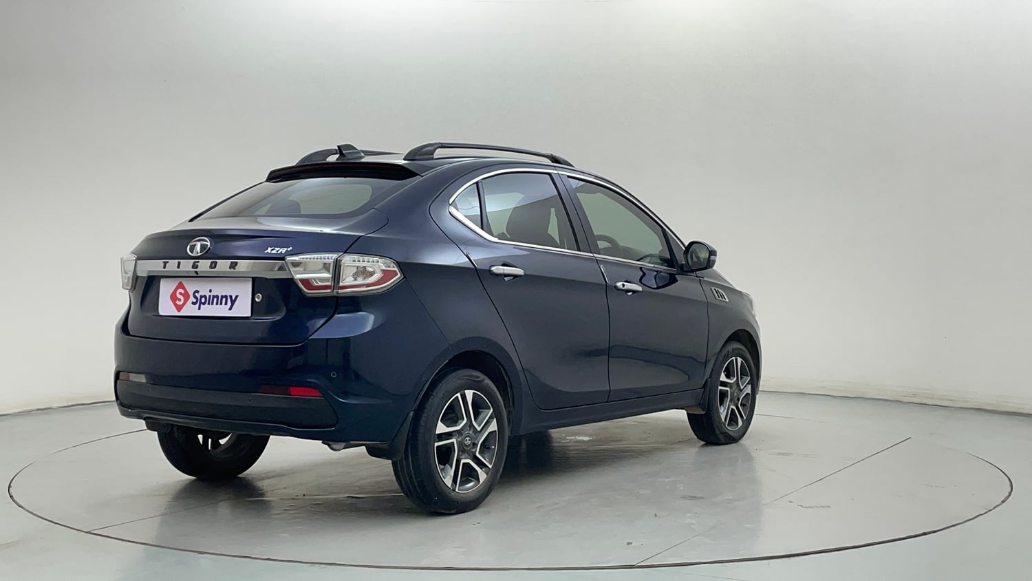 Used 2019 Tata Tigor Revotron XZA+ Petrol Automatic exterior RIGHT REAR CORNER VIEW