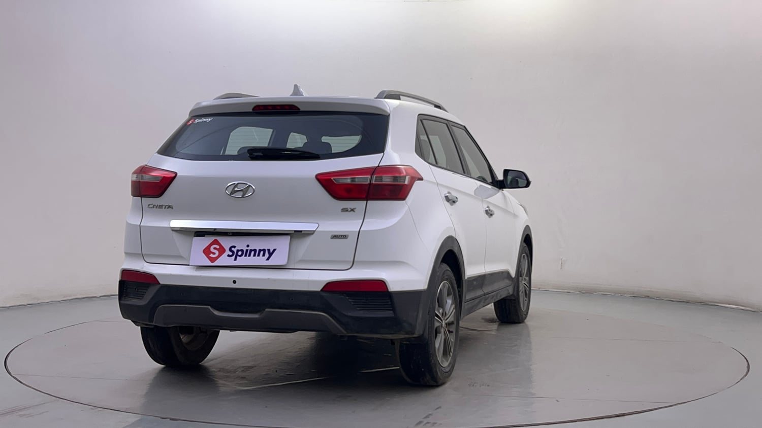 Used 2017 Hyundai Creta SX Plus 1.6 AT Petrol Petrol Automatic exterior RIGHT REAR CORNER VIEW