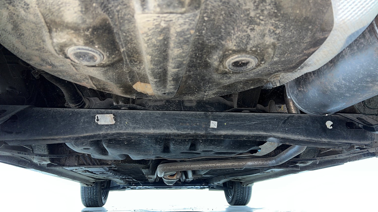 Used 2024 Hyundai New i20 Sportz 1.2 MT Petrol Manual extra REAR UNDERBODY VIEW (TAKEN FROM REAR)