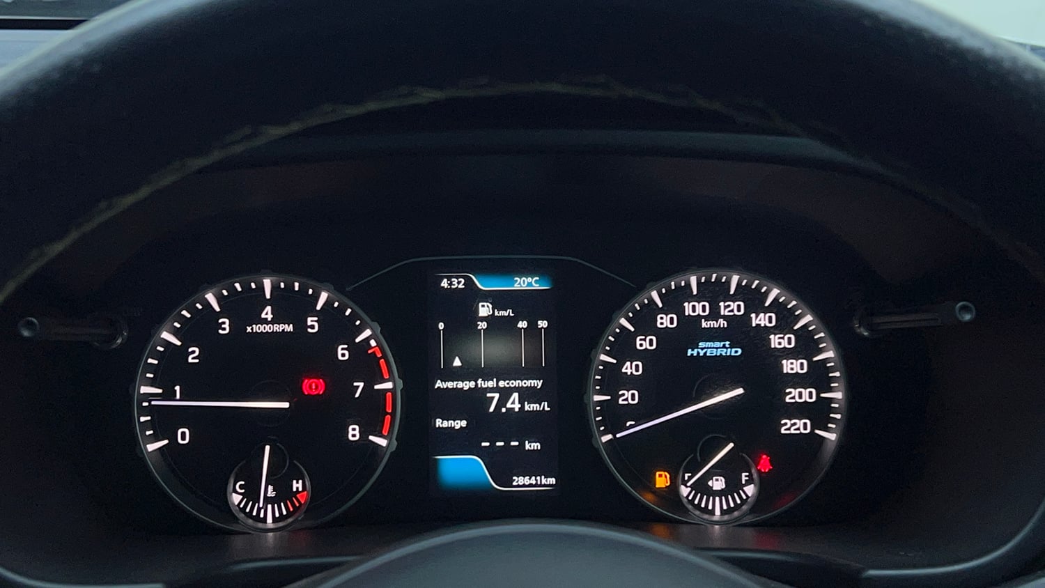 Used 2022 Maruti Suzuki Brezza ZXi Petrol Manual interior CLUSTERMETER VIEW