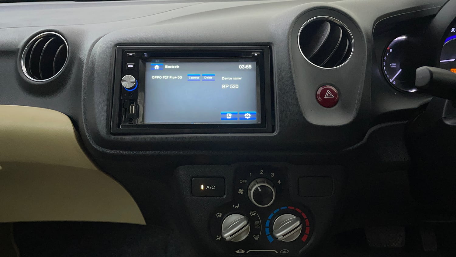 Used 2016 Honda Amaze 1.2 S AT i-VTEC Petrol Automatic interior MUSIC SYSTEM & AC CONTROL VIEW