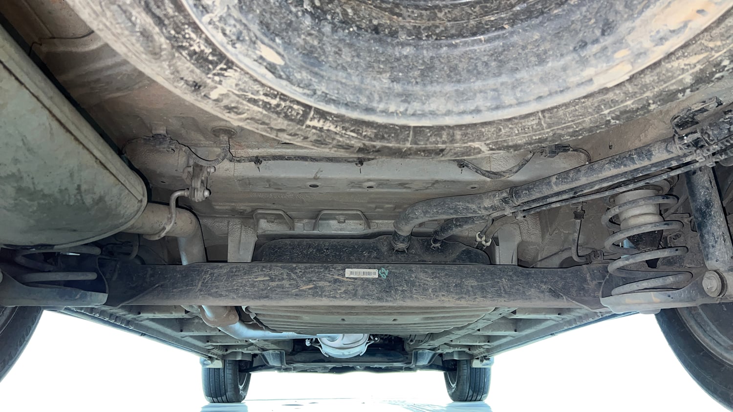 Used 2019 MG Motors Hector Sharp 1.5 DCT Petrol Petrol Automatic extra REAR UNDERBODY VIEW (TAKEN FROM REAR)