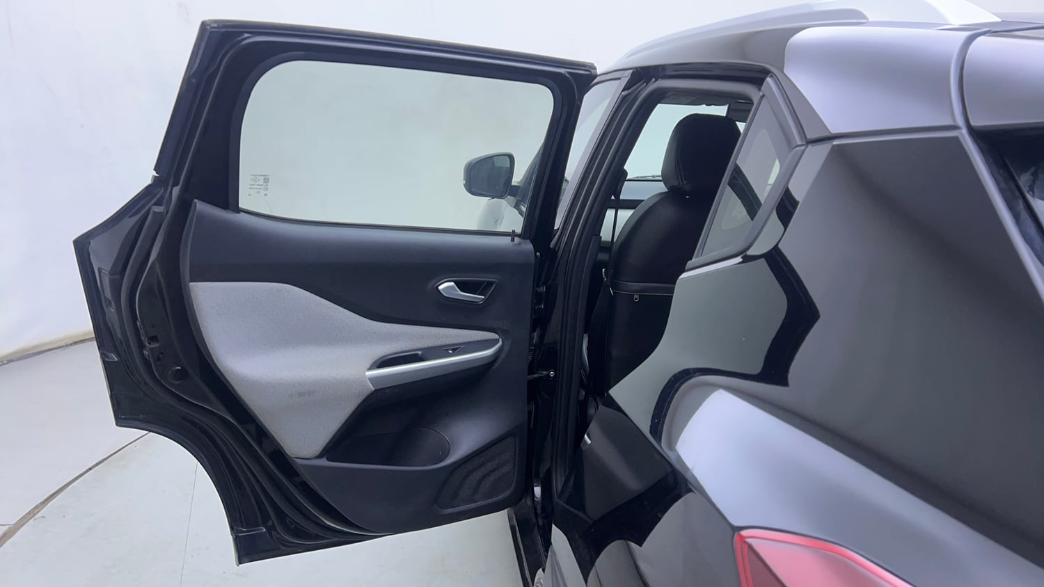 Used 2021 Nissan Magnite XV Turbo CVT Petrol Automatic interior LEFT REAR DOOR OPEN VIEW