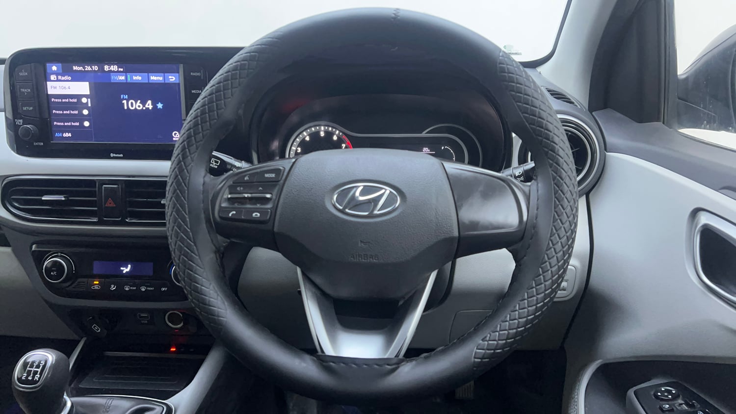 Used 2022 Hyundai Grand i10 Nios Asta 1.2 Kappa VTVT Petrol Manual interior STEERING VIEW