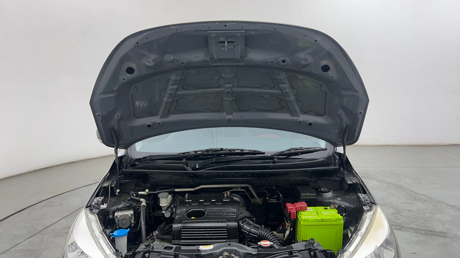 Used 2017 Maruti Suzuki Celerio ZXI (O) AMT Petrol Automatic engine ENGINE & BONNET OPEN FRONT VIEW