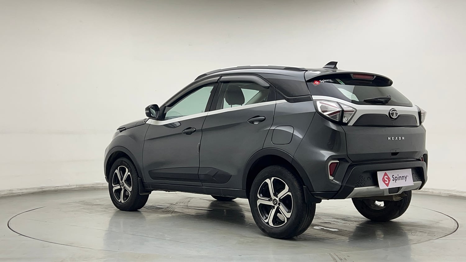 Used 2022 Tata Nexon XZA Plus (S) Petrol Automatic exterior LEFT REAR CORNER VIEW