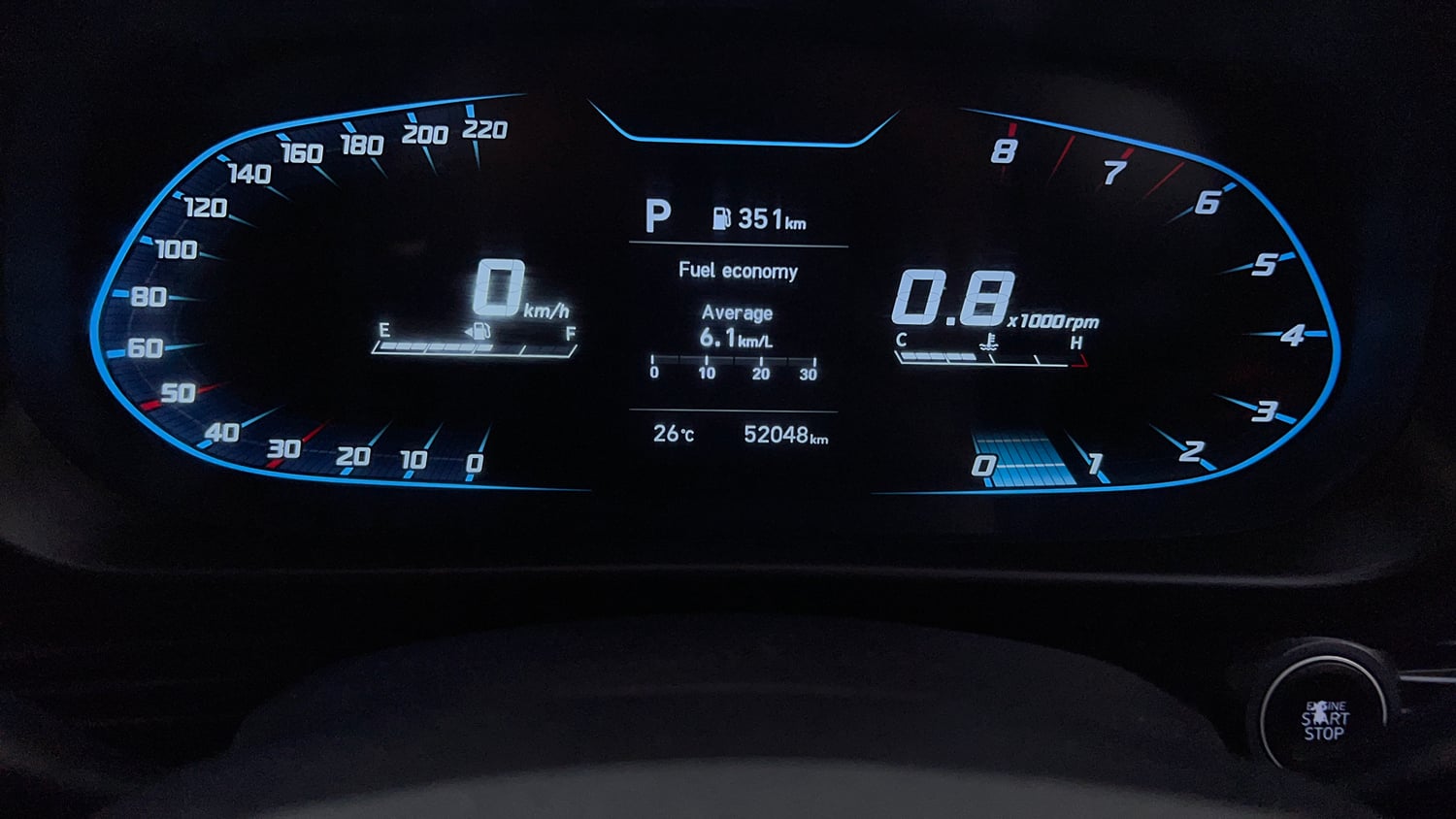 Used 2023 Hyundai i20 N Line N8 1.0 Turbo DCT Petrol Automatic interior CLUSTERMETER VIEW