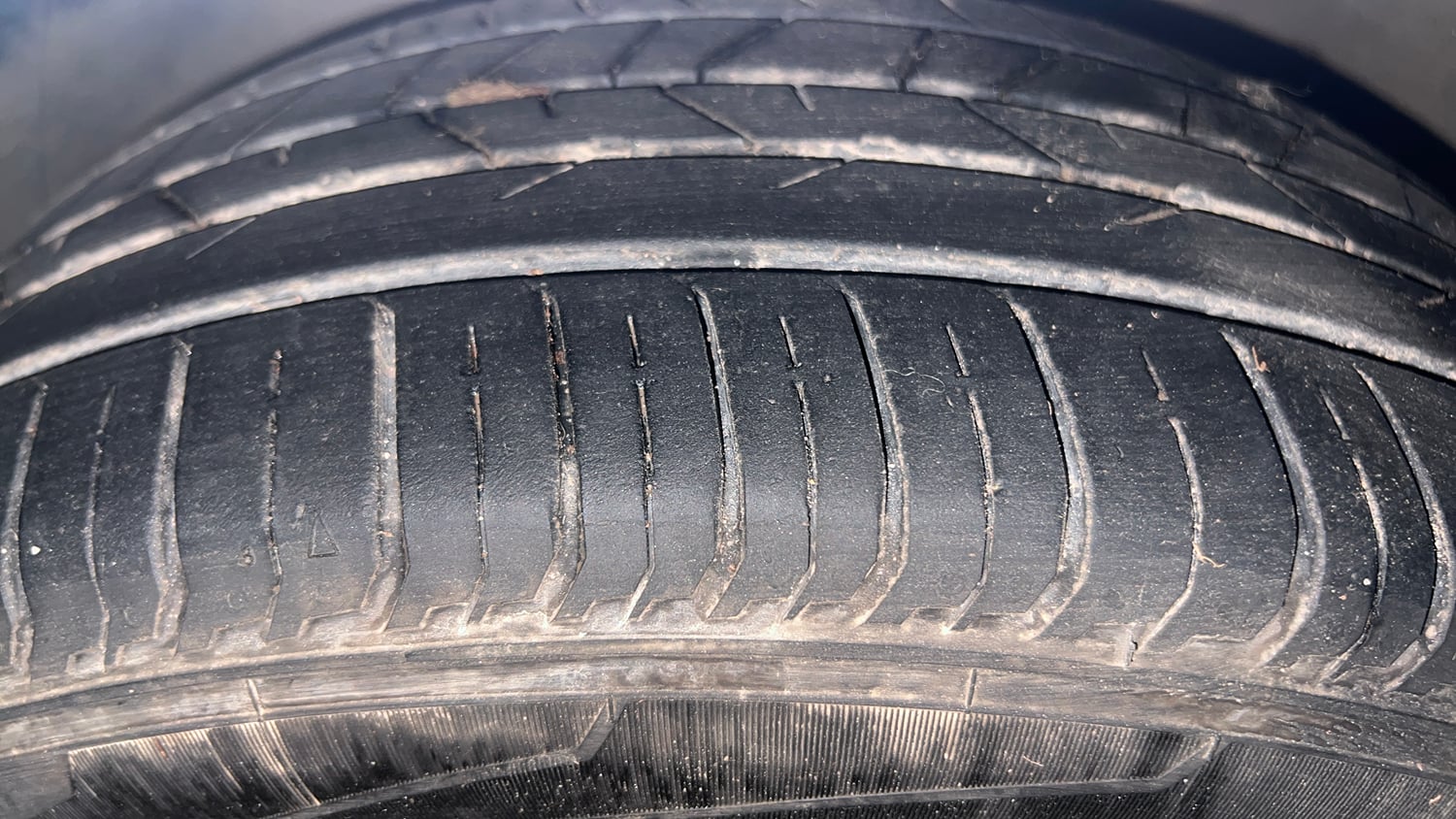 Used 2023 Hyundai i20 N Line N8 1.0 Turbo DCT Petrol Automatic tyres LEFT FRONT TYRE TREAD VIEW