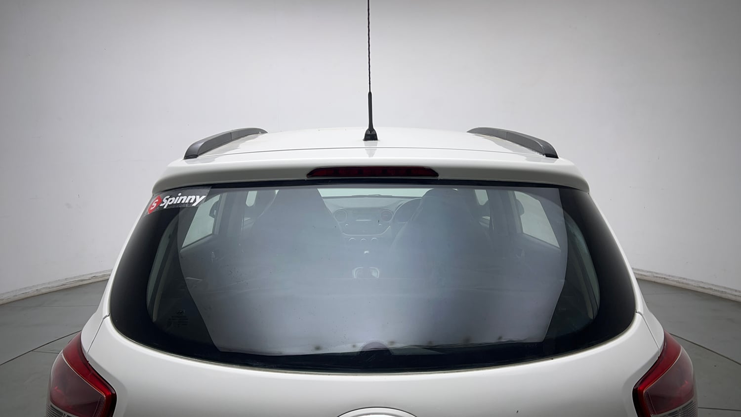 Used 2014 Hyundai Grand i10 Sportz AT 1.2 Kappa VTVT Petrol Automatic exterior BACK WINDSHIELD VIEW
