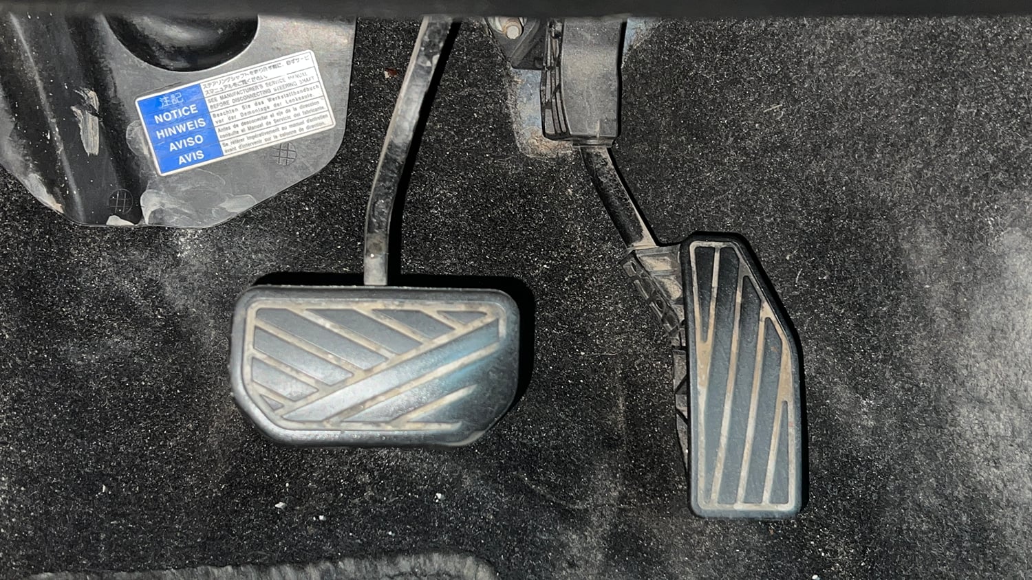 Used 2016 Maruti Suzuki Baleno Zeta 1.2 AT Petrol Automatic interior PEDALS VIEW