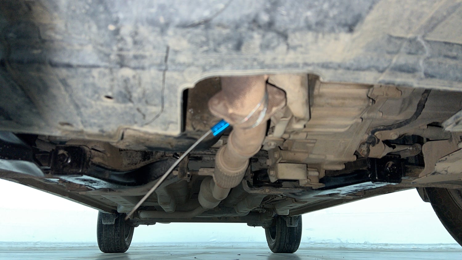 Used 2022 Tata Nexon XZA Plus (S) Petrol Automatic extra FRONT LEFT UNDERBODY VIEW