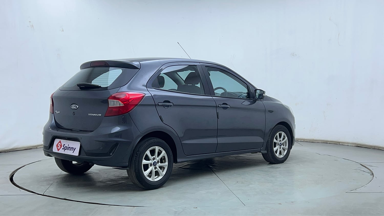 Used 2019 Ford Figo Titanium 1.2 Ti-VCT MT Petrol Manual exterior RIGHT REAR CORNER VIEW
