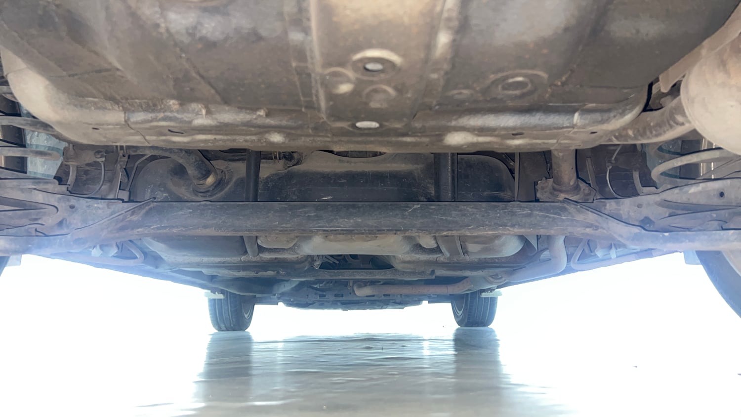 Used 2017 Honda City VX CVT Petrol Petrol Automatic extra REAR UNDERBODY VIEW (TAKEN FROM REAR)