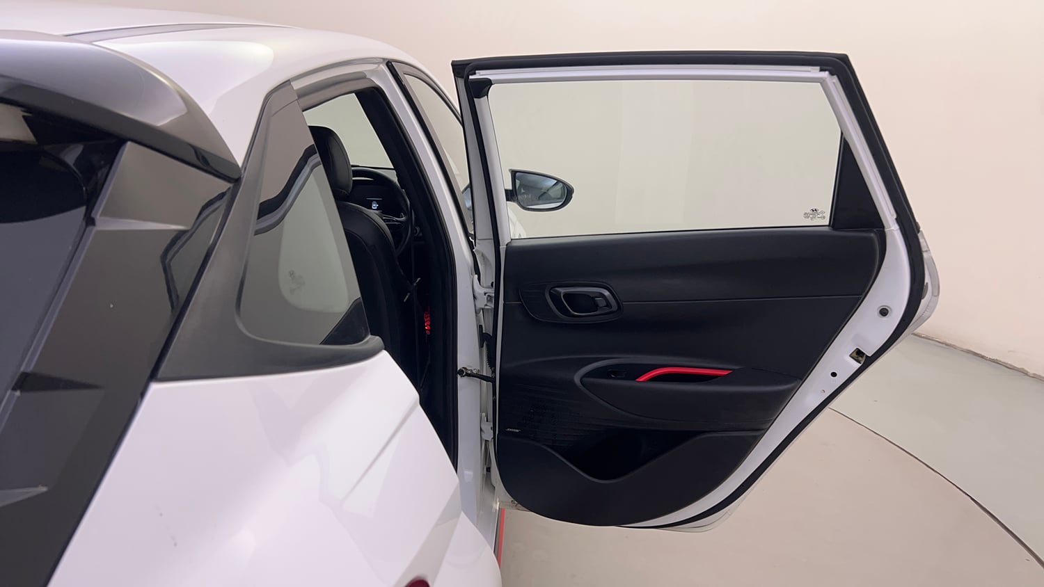 Used 2023 Hyundai i20 N Line N8 1.0 Turbo DCT Petrol Automatic interior RIGHT REAR DOOR OPEN VIEW