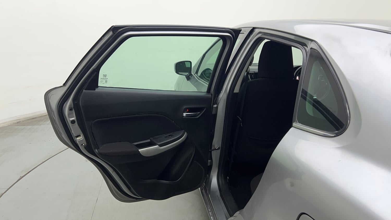 Used 2016 Maruti Suzuki Baleno Zeta 1.2 AT Petrol Automatic interior LEFT REAR DOOR OPEN VIEW