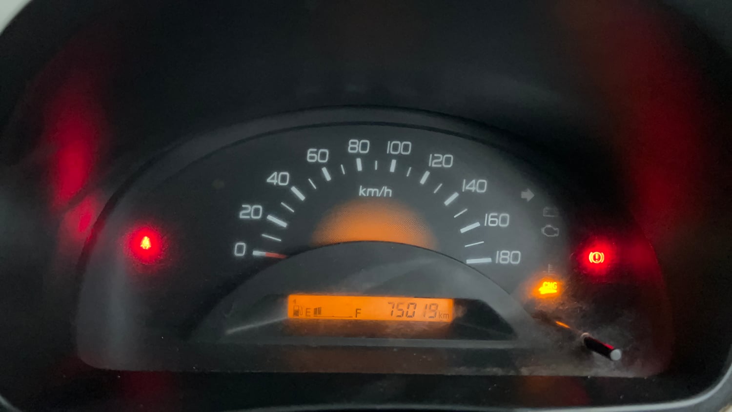 Used 2017 Maruti Suzuki Wagon R LXI CNG Cng Manual interior CLUSTERMETER VIEW