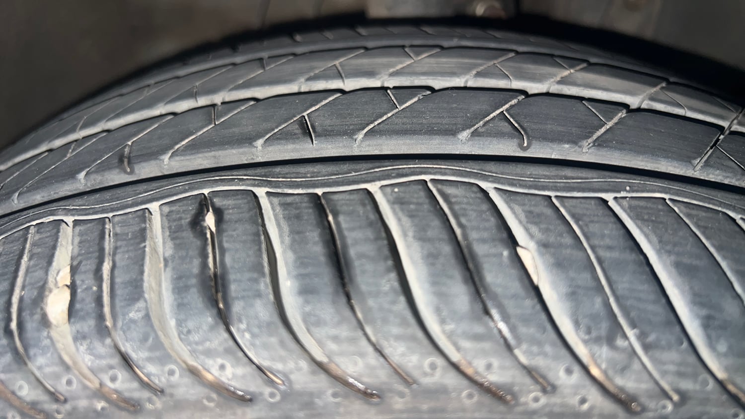 Used 2017 Honda City VX CVT Petrol Petrol Automatic tyres RIGHT FRONT TYRE TREAD VIEW