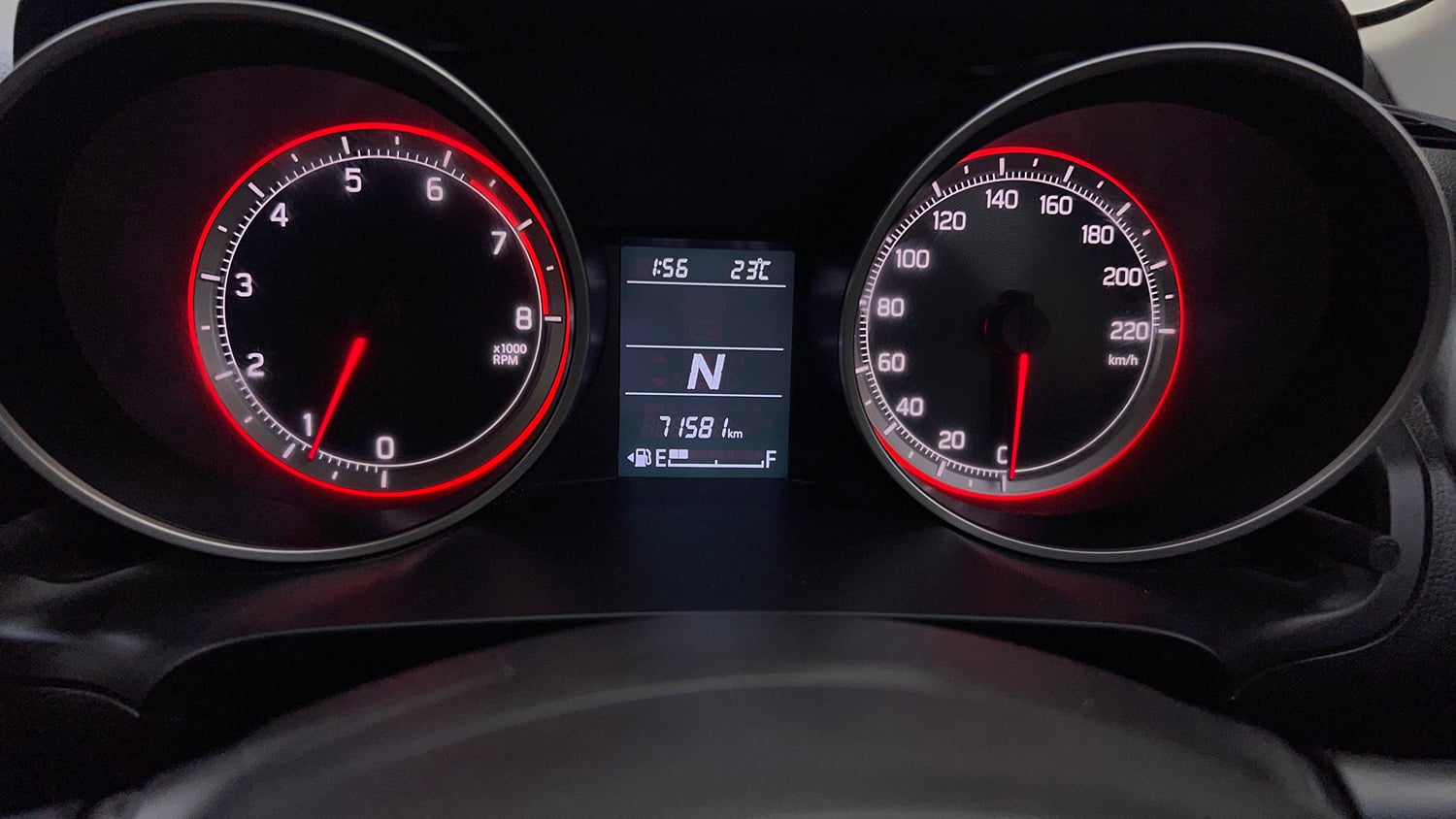Used 2019 Maruti Suzuki Swift VXi AMT Petrol Automatic interior CLUSTERMETER VIEW