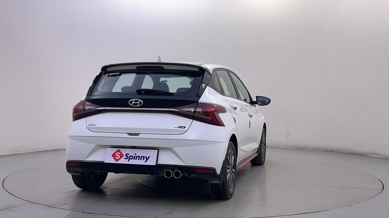 Used 2023 Hyundai i20 N Line N8 1.0 Turbo DCT Petrol Automatic exterior RIGHT REAR CORNER VIEW