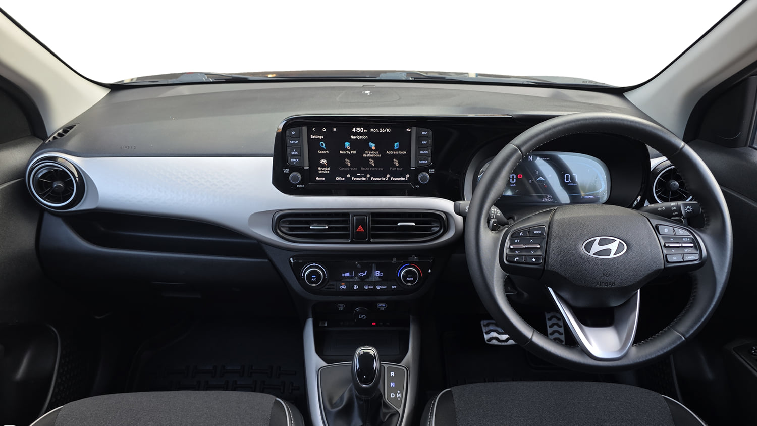 Used 2023 Hyundai Exter SX (O) Connect 1.2 AMT Petrol Automatic interior DASHBOARD VIEW