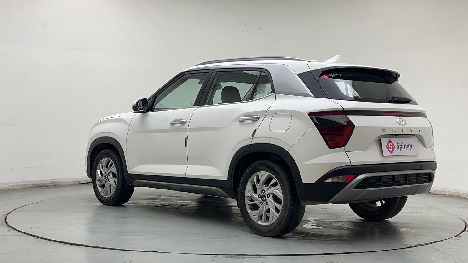 Used 2023 Hyundai Creta SX 1.5 Petrol IVT Petrol Automatic exterior LEFT REAR CORNER VIEW