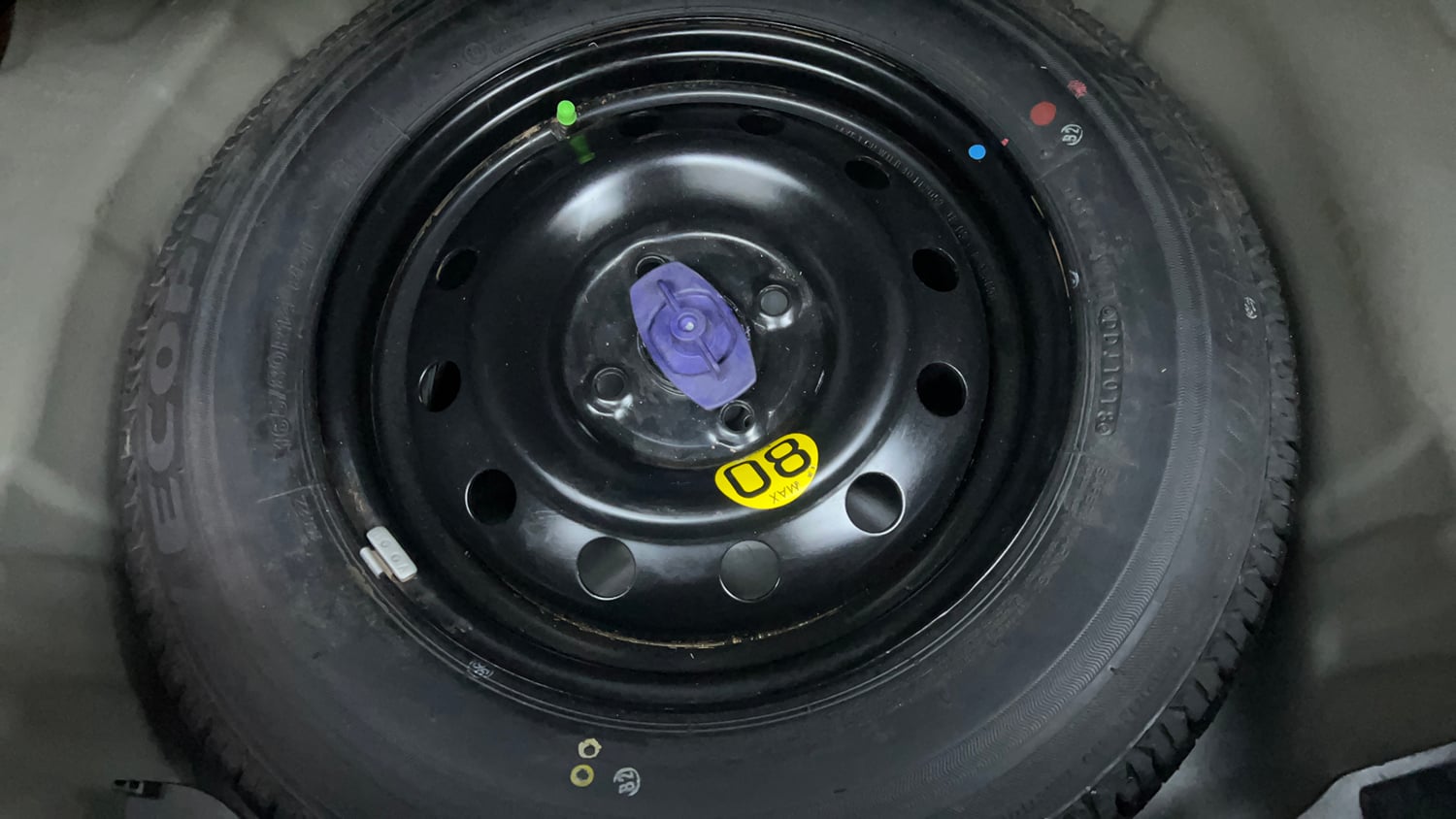 Used 2018 Maruti Suzuki Swift ZXi Plus Petrol Manual tyres SPARE TYRE VIEW