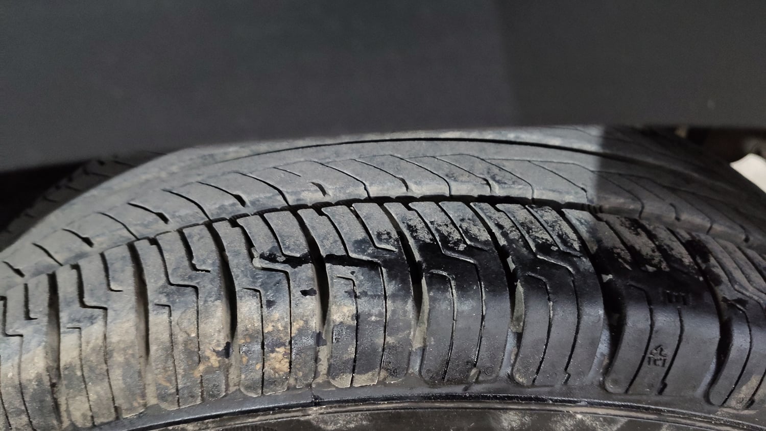 Used 2022 Tata Tiago NRG XZ MT Petrol Manual tyres LEFT REAR TYRE TREAD VIEW