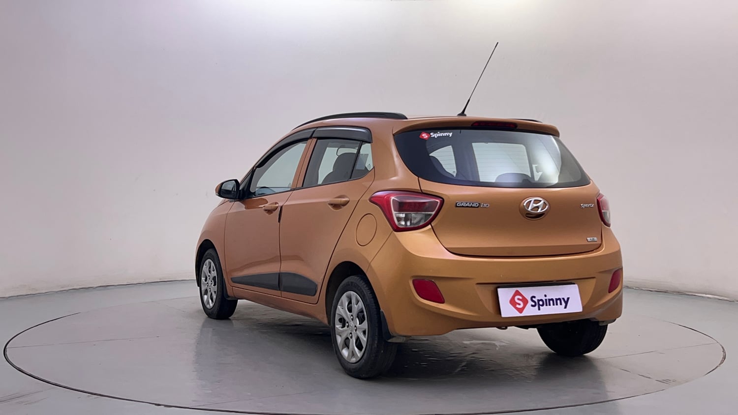 Used 2016 Hyundai Grand i10 Sportz 1.2 Kappa VTVT Petrol Manual exterior LEFT REAR CORNER VIEW