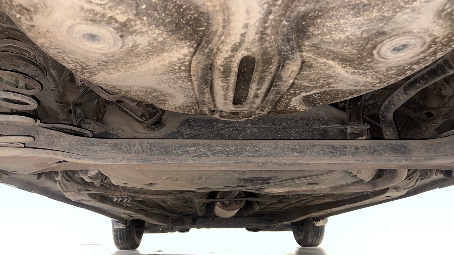 Used 2019 Maruti Suzuki Swift VXi AMT Petrol Automatic extra REAR UNDERBODY VIEW (TAKEN FROM REAR)