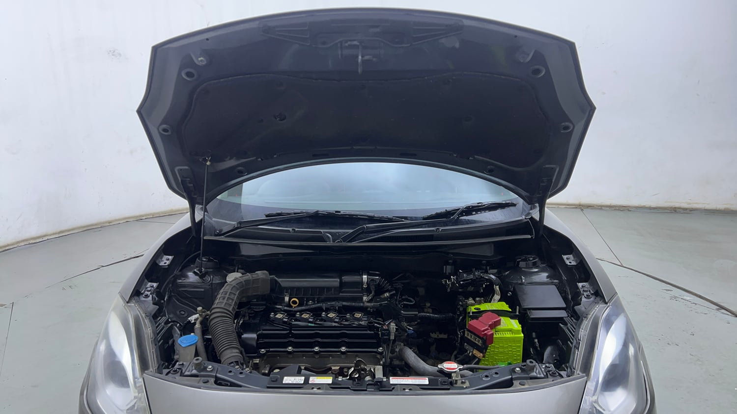 Used 2018 Maruti Suzuki Swift ZXi Plus Petrol Manual engine ENGINE & BONNET OPEN FRONT VIEW