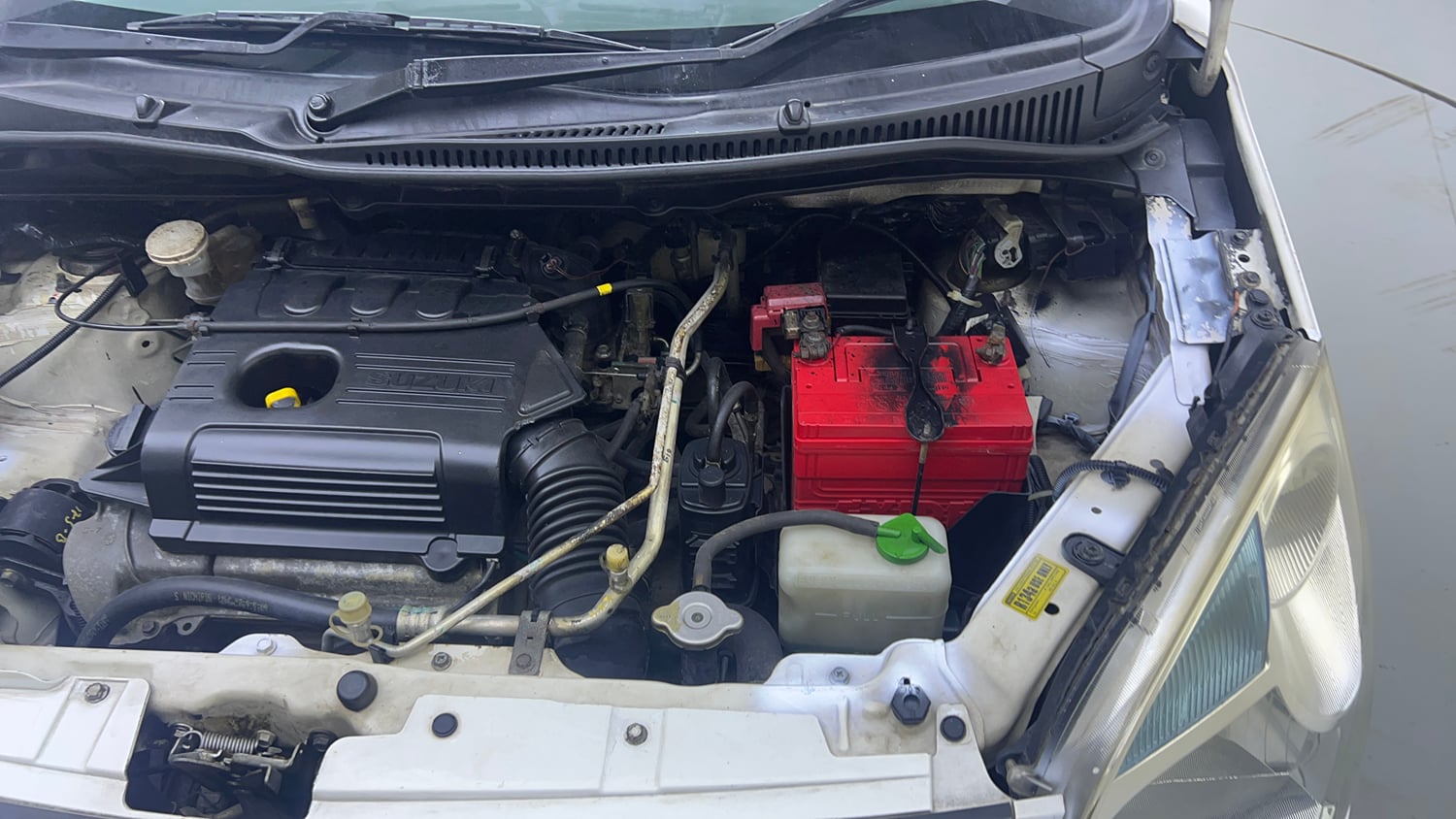 Used 2014 Maruti Suzuki Wagon R VXI Petrol Manual engine ENGINE LEFT SIDE VIEW