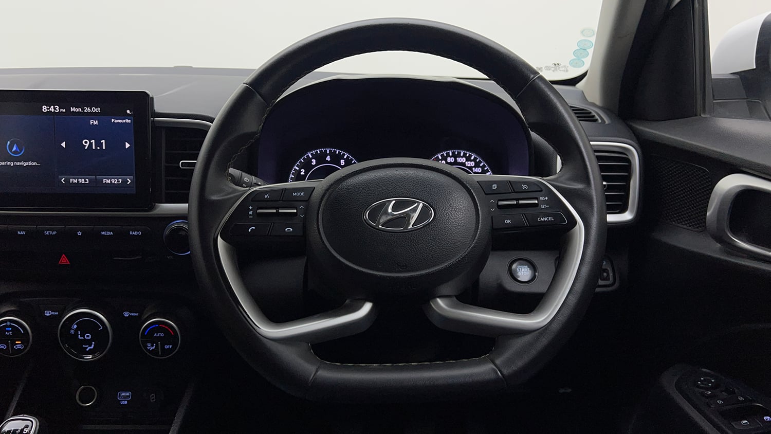 Used 2021 Hyundai Venue SX (O) 1.0 Turbo Petrol Manual interior STEERING VIEW