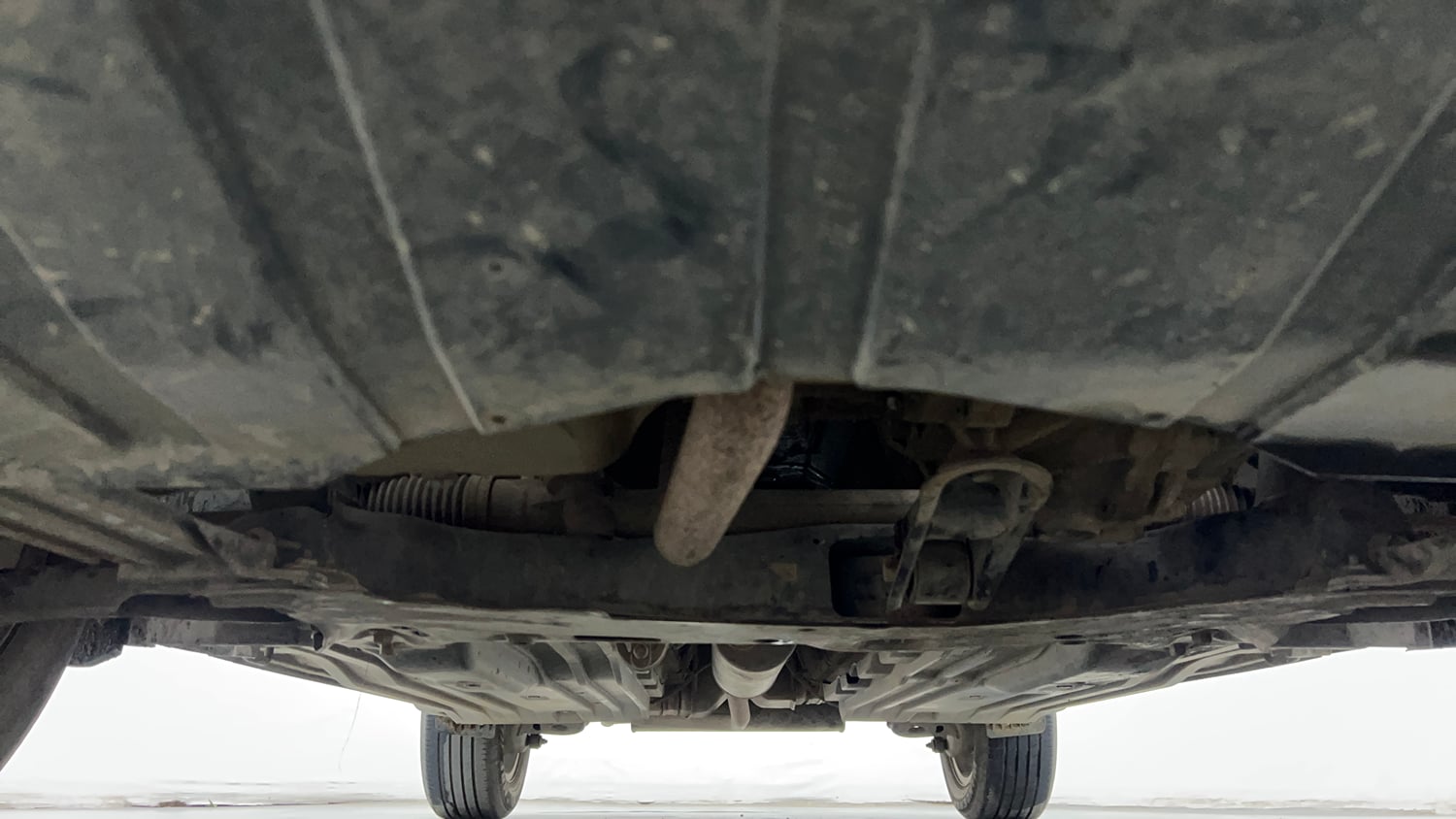 Used 2022 Maruti Suzuki Brezza ZXi Petrol Manual extra FRONT LEFT UNDERBODY VIEW
