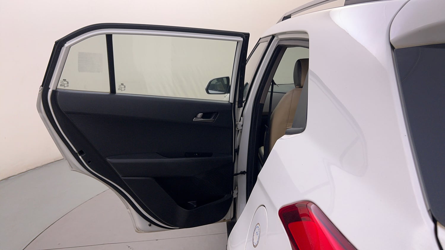 Used 2017 Hyundai Creta SX Plus 1.6 AT Petrol Petrol Automatic interior LEFT REAR DOOR OPEN VIEW