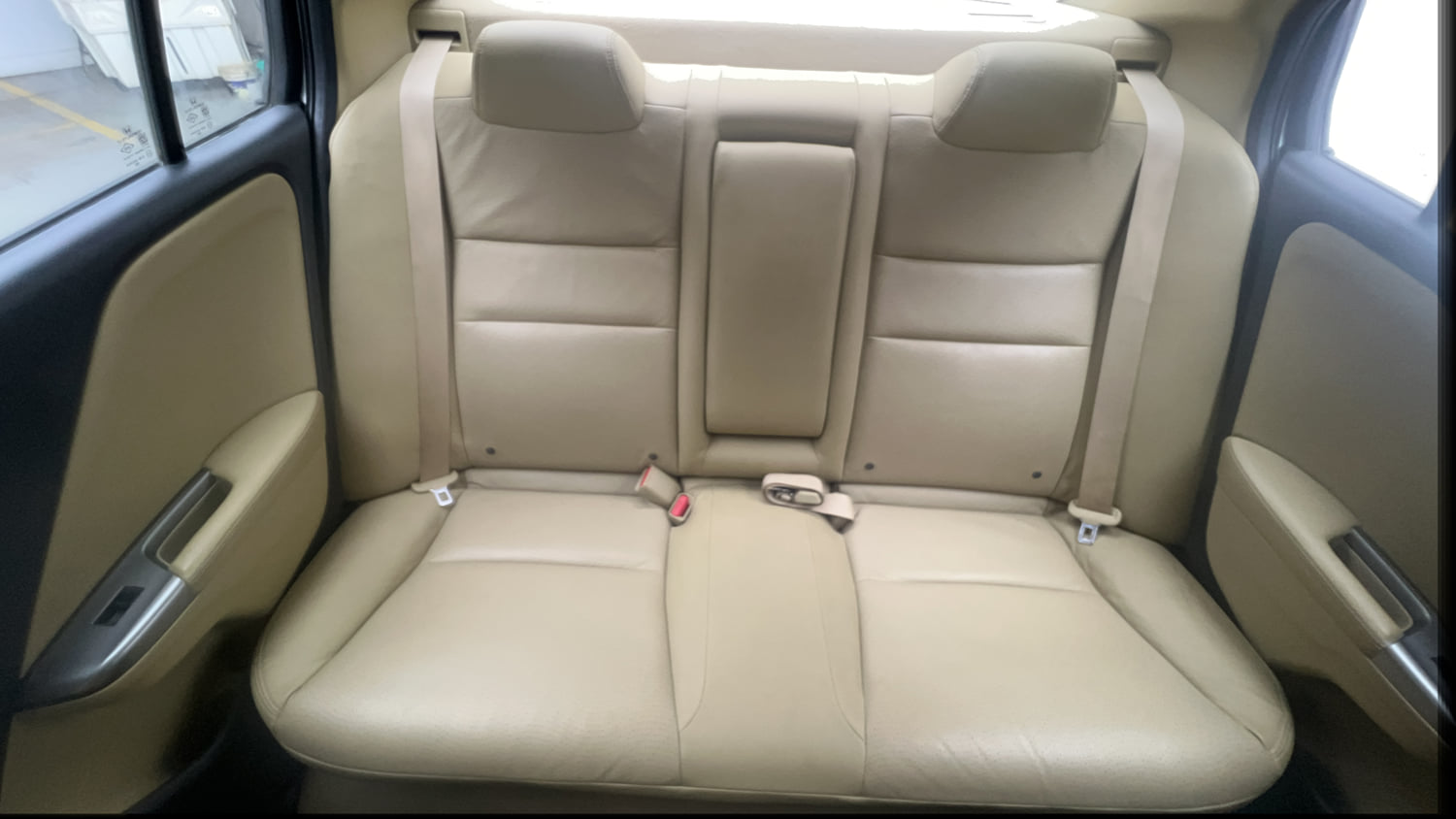 Used 2017 Honda City VX CVT Petrol Petrol Automatic interior REAR SEAT CONDITION VIEW