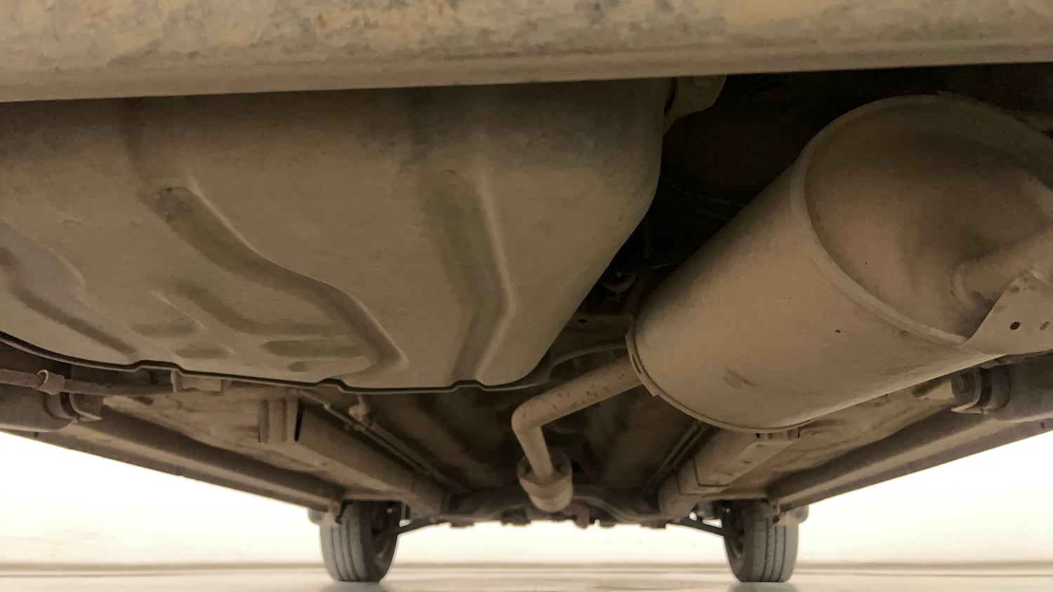 Used 2018 Maruti Suzuki Wagon R VXI Petrol Manual extra REAR UNDERBODY VIEW (TAKEN FROM REAR)
