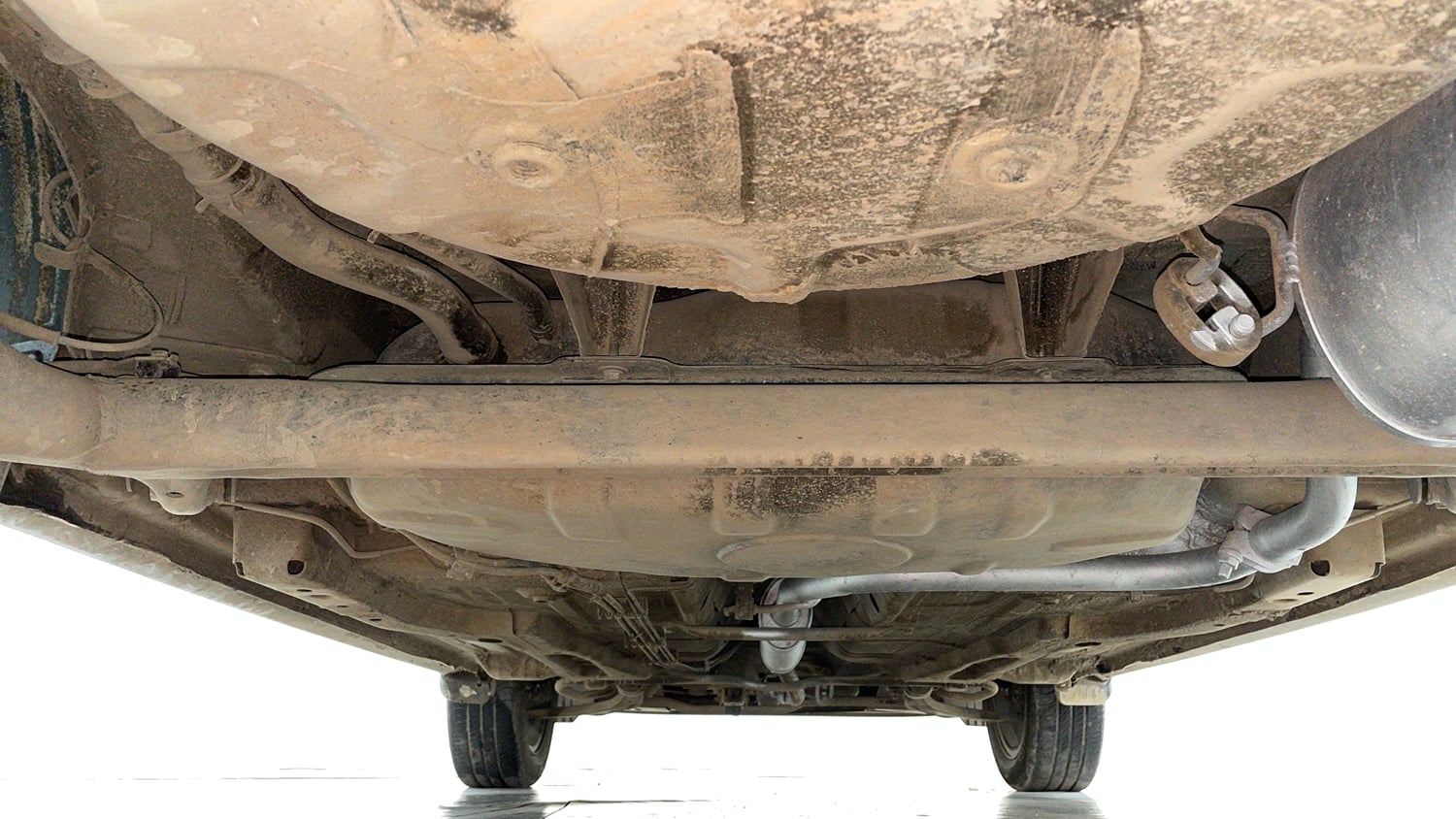 Used 2019 Tata Tigor Revotron XZA+ Petrol Automatic extra REAR UNDERBODY VIEW (TAKEN FROM REAR)